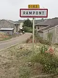 Entrée de Rampont.
