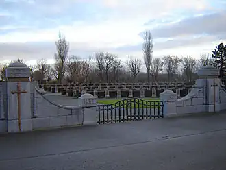 Le cimetière militaire de Ramskapelle.