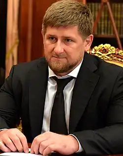 Ramzan Kadyrov, homme politique tchétchène, 2014