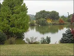 Paysage d'automne au Jardin du Bois-Marquis.