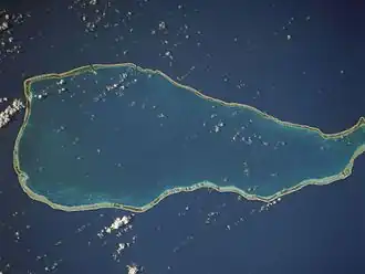Image satellite de Rangiroa