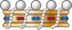 Couronne de baron du Saint-Empire.