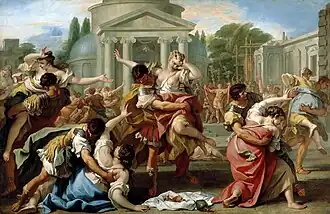Sebastiano Ricci, L'Enlèvement des Sabines.