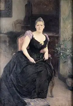 Portrait de Madame Dreyfus, 1891, 188&nbsp;×&nbsp;130&nbsp;cm, huile sur toile, Musée des Beaux-Arts de Brest.