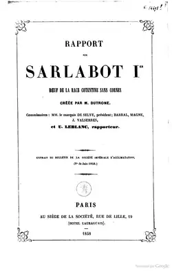 Une autre, publiée en 1858.