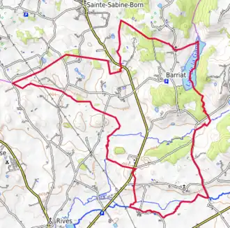 Carte topographique.