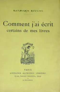 Image illustrative de l’article Comment j'ai écrit certains de mes livres