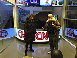 Mo Murphy et John Wilson sur le plateau de CNN