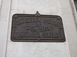 Plaque du Cabinet royal