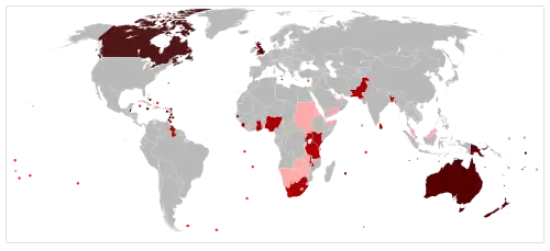 Carte des royaumes et territoires