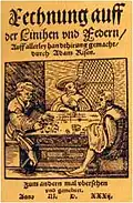 Rechnung auff der Linihen und Federn…, Adam Riese, 1525.