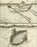 Machine pour faire monter un bateau contre le courant sans le recours de personne