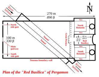 Plan d'ensemble avec le pont sous l'esplanade.