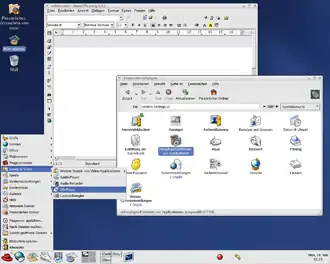 Bureau de Red Hat Linux 9