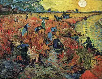 Vincent van Gogh, La Vigne rouge (1888).