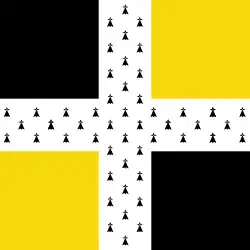 Drapeau d'ordonnance du régiment Bretagne.