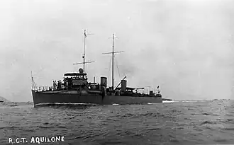 illustration de Aquilone (destroyer, 1902)