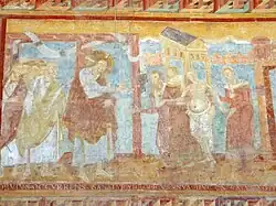 Église Saint-Georges d'Oberzell à Reichenau, fresques fin du Xe&nbsp;siècle