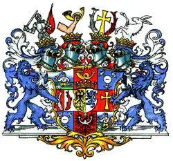 Armoiries des comtes von Reichenbach von 1741