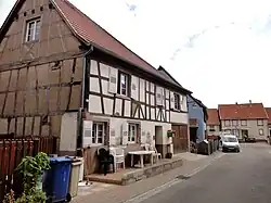 Maison de journalier (1725),5 rue du Rempart.