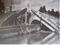 Pont de Vesle détruit