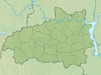 Voir sur la carte topographique de l'oblast d'Ivanovo