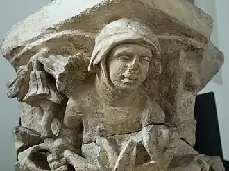 Sainte Agnès de Bohême, après 1261, de l'église du monastère Sainte-Agnès à Prague.