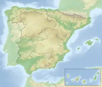 voir sur la carte d’Espagne