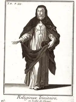 Religieuse trinitaire.