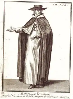 Religieux trinitaire (Espagne, XVIIIe&nbsp;siècle).