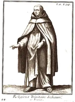 Religieux trinitaire déchaussé (France, XVIIIe&nbsp;siècle).