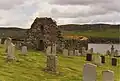 Ruines de l'église Saint Olaf, érigée au XIIe&nbsp;siècle