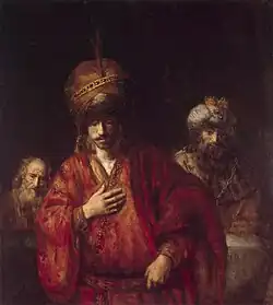 Rembrandt, David et Urie, v.&nbsp;1665, musée de l'Ermitage.