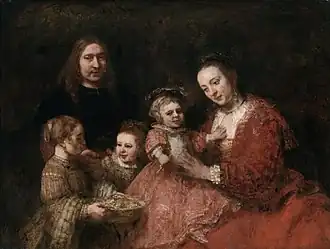 Portrait de famille (1668), par Rembrandt.
