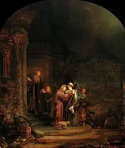 Rembrandt, La Visitation, 1640.