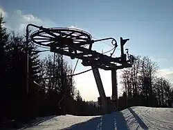 Ventron, téleski du Ménil.