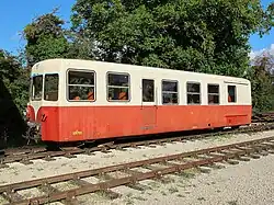 Remorque Verney XR 701 préservée par le Train du Bas-Berry.