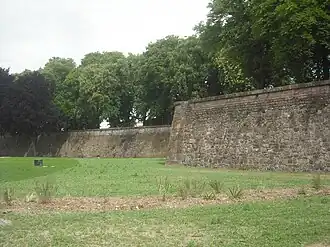 Photographie des remparts.