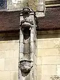 Niche à statue de la sacristie.