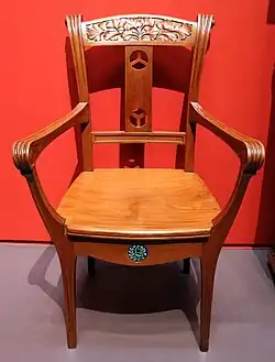 Fauteuil (vers 1904), Paris, musée d'Orsay.