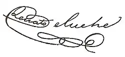 signature de Renato Beluche