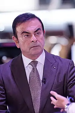 Photographie de Carlos Ghosn en 2012.