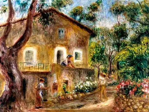 Pierre-Auguste Renoir, La Maison de Collette à Cagnes&nbsp;(es), 1912.
