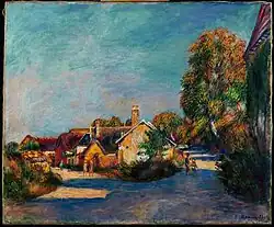 Faubourgs de Maintenon par Renoir, 1888.