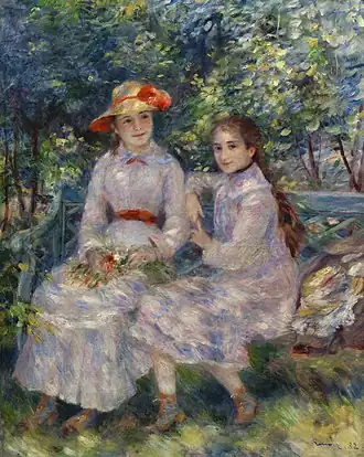 Les Filles de Durand-Ruel, par Auguste Renoir, en 1882.