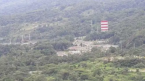Centrale hydroélectrique rattachée au barrage de Reventazón