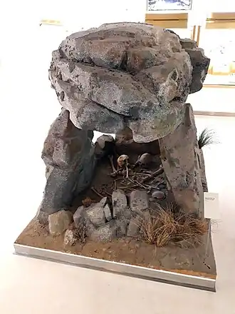 Reproduction du dolmen.