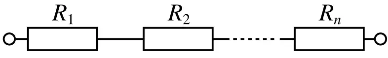 N résistances connectés en série