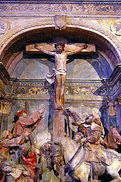 Détail de son retable attribué à Ligier Richier