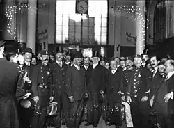 Retour du docteur Charcot à la gare Saint-Lazare (1910).